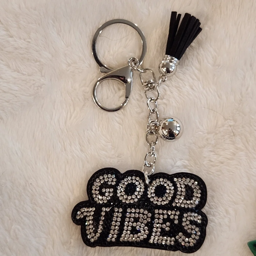 Weed Plant Keychain Bag Charm